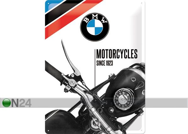 Retro metallposter BMW Motorcycles since 1923 30x40 cm