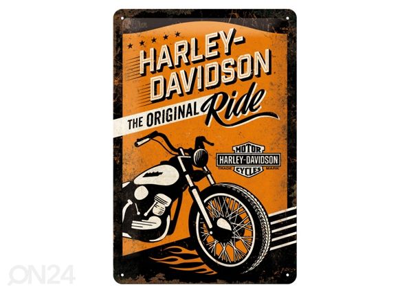 Retro metallposter Harley-Davidson The Original Ride 20x30 cm