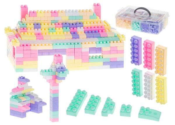 Ehitusklotsid BOX 580 elementi pastell