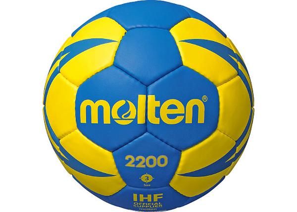 Käsipall h3x2200-by sünteetiline nahk sinine-kollane Molten