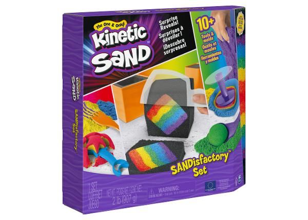 Kineetiline liiv koos mänguasjadega SANDisfactory