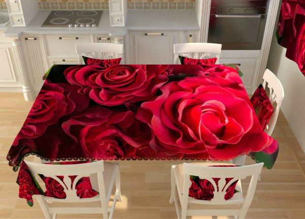 Laudlina Punased roosid 145x200 cm