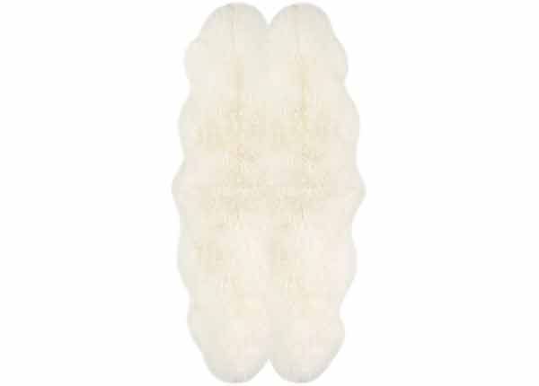 Naturaalne lambanahk Merino natural white Quatro ±90x180 cm