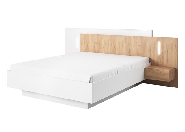 Pesukastiga voodi Olivia 160x200 cm + öökapid