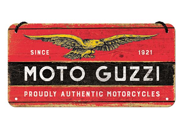 Retro metallposter Moto Guzzi 10x20 cm