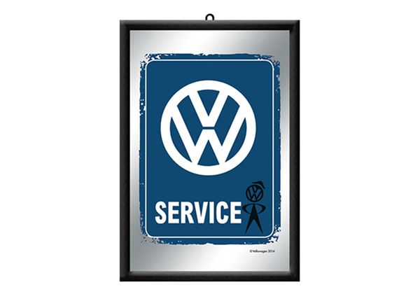 Retro reklaampeegel VW Service