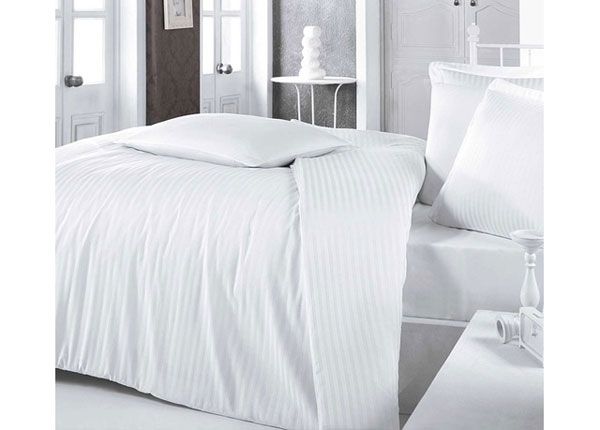 Satiinist voodipesukomplekt Beyaz 200x220 cm