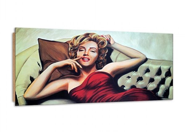 Seinapilt Night with Marilyn 3D 100x50 cm