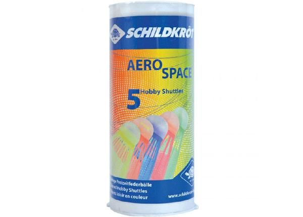 Sulgpallid Schildkrott Aero Space värvilised 5 tk