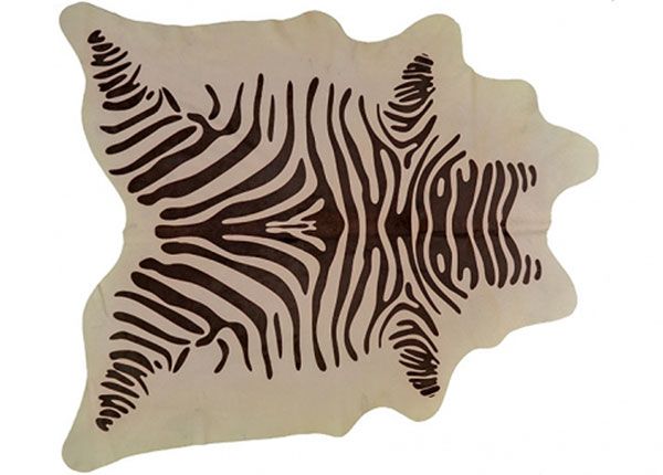 Veisenahk Zebra mustriga 210x220 cm