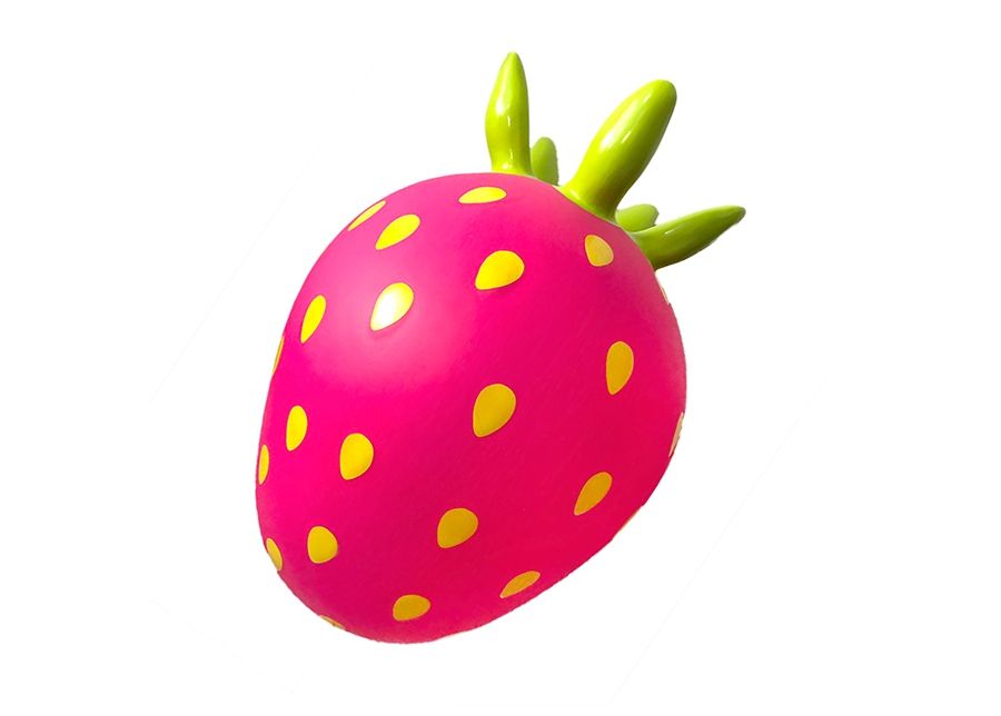 Hüppepall Jumpy Fruits maasikas suurendatud