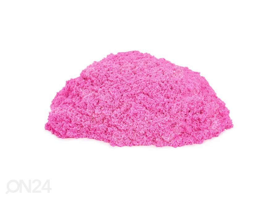 Kineetiline liiv 530 g roosa suurendatud
