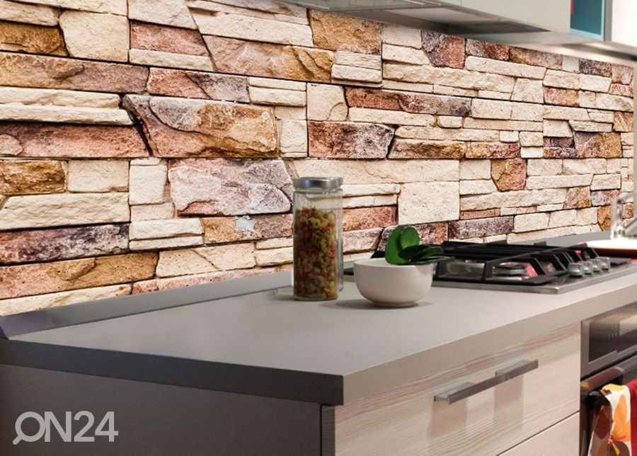 Köögi tagasein Stone wall 180x60 cm suurendatud