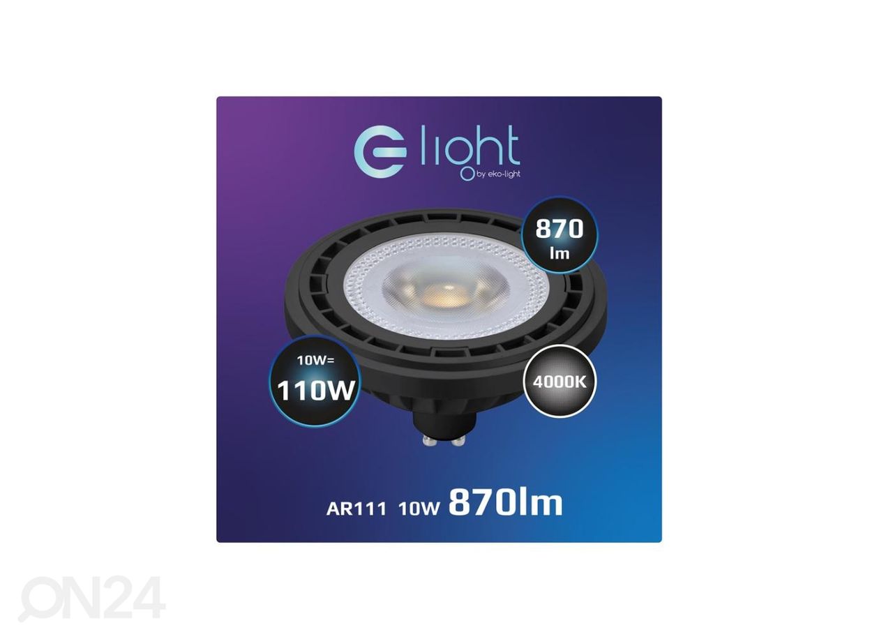 LED pirn GU10 10 W suurendatud
