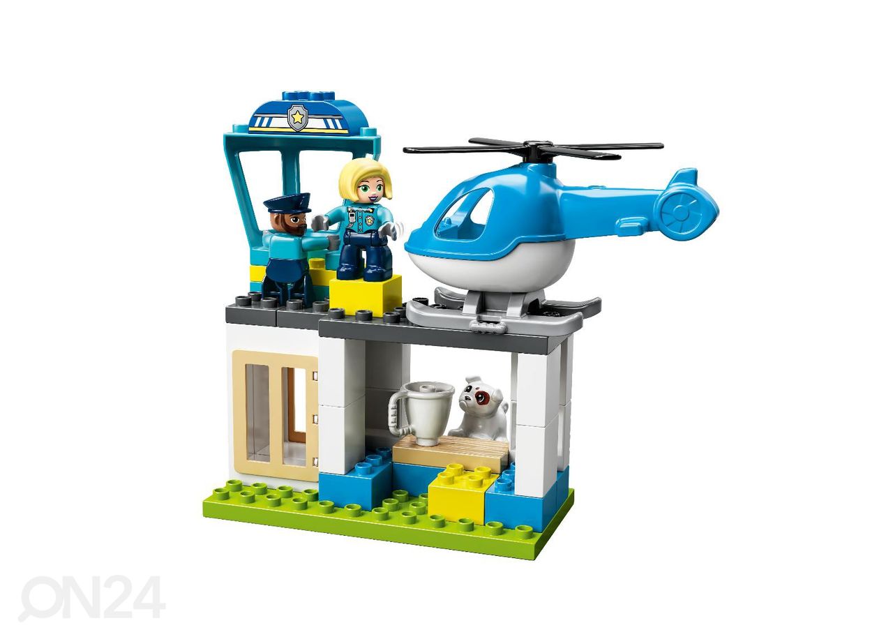 LEGO DUPLO Politseijaoskond ja -helikopter suurendatud