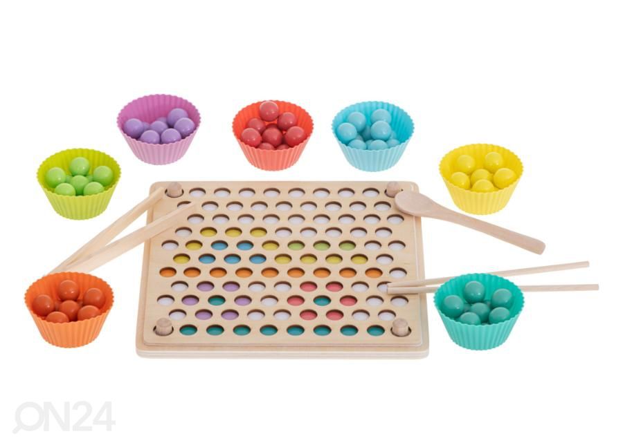 Mosaiikpusle Montessori helmepallid 77 tk suurendatud