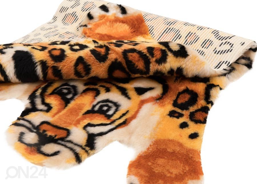 Narma Vegan Fur plüüsvaip KIDS BUDDY 70x110 Leopard suurendatud