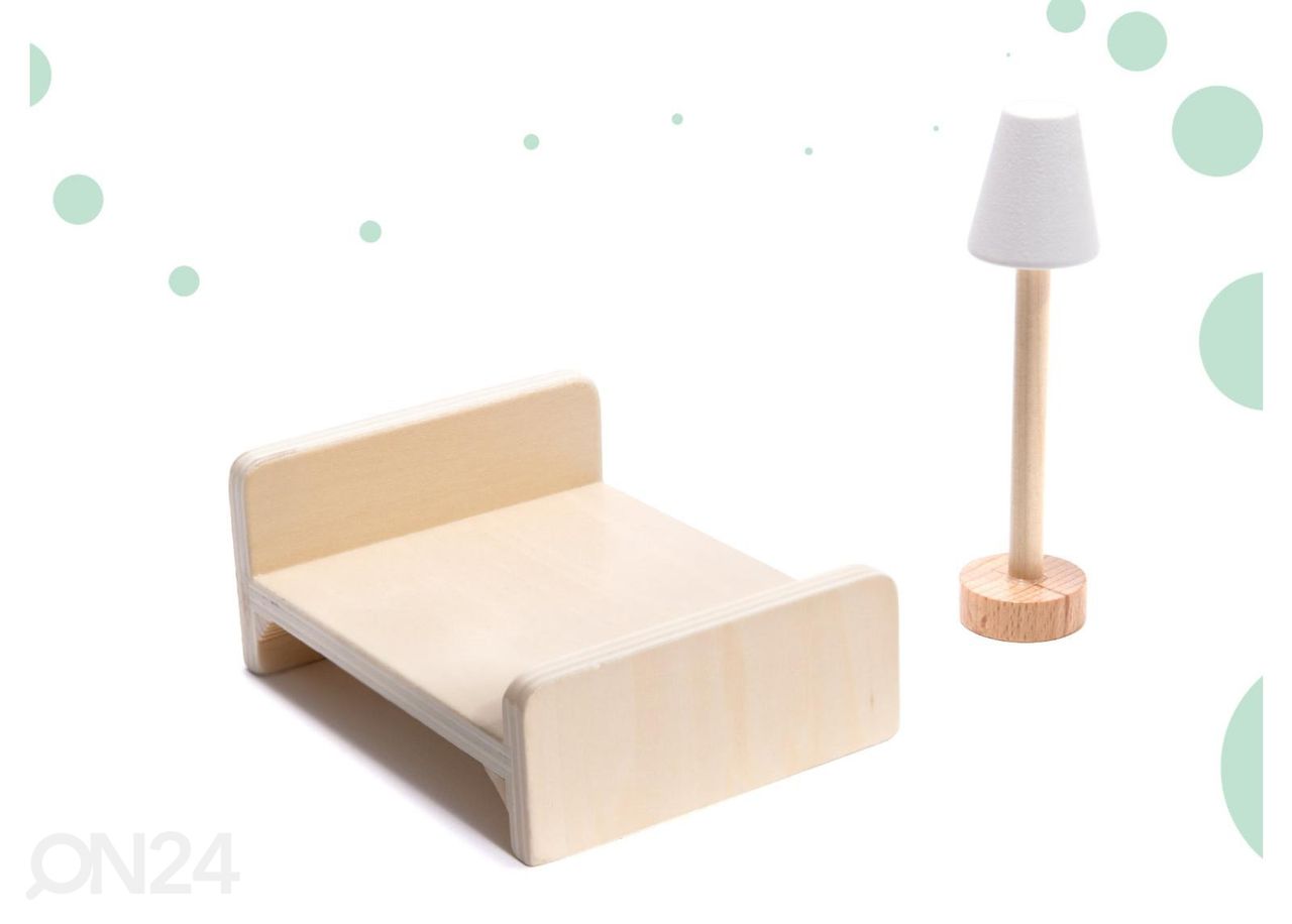 Nukumaja + mööbel Boho 78 cm LED tuledega suurendatud