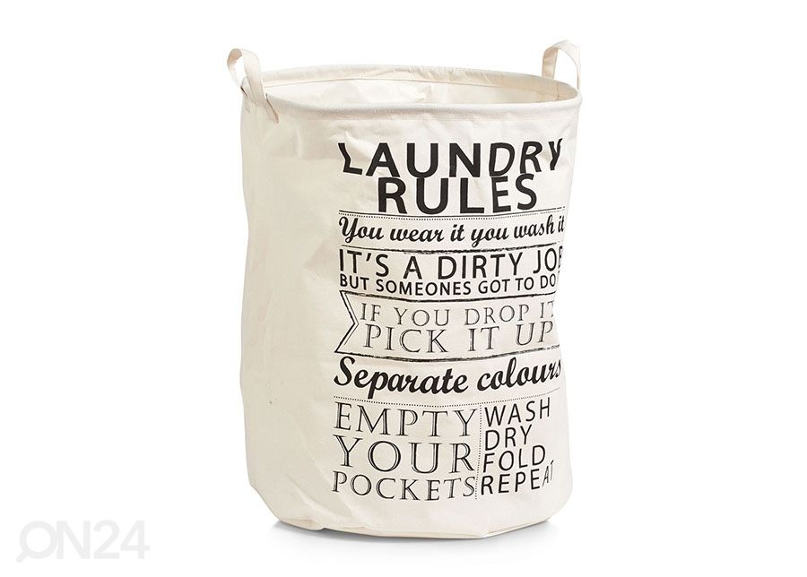 Pesukorv Laundry Rules suurendatud