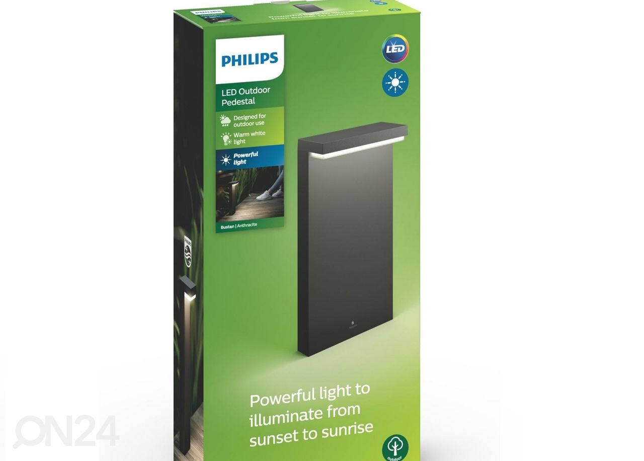 Philips Bustan post LED valgusti 2x4,5 W 1000lm 2700K suurendatud