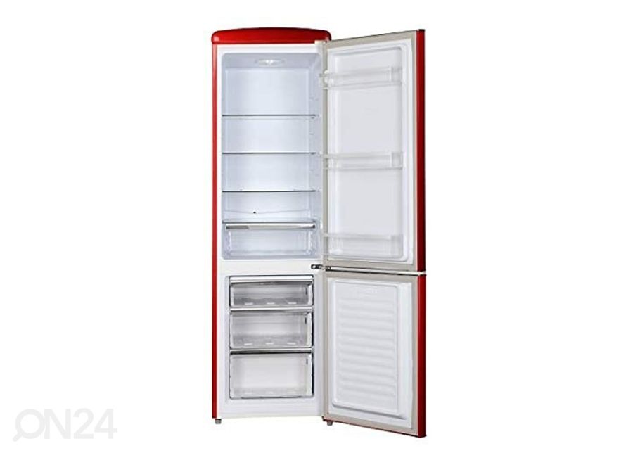 Retro külmkapp Frigelux CB255RRA, punane suurendatud