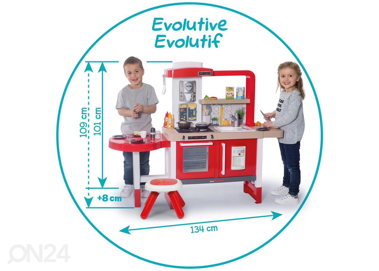 Smoby elektrooniline köök Evolutive Grand Chef suurendatud
