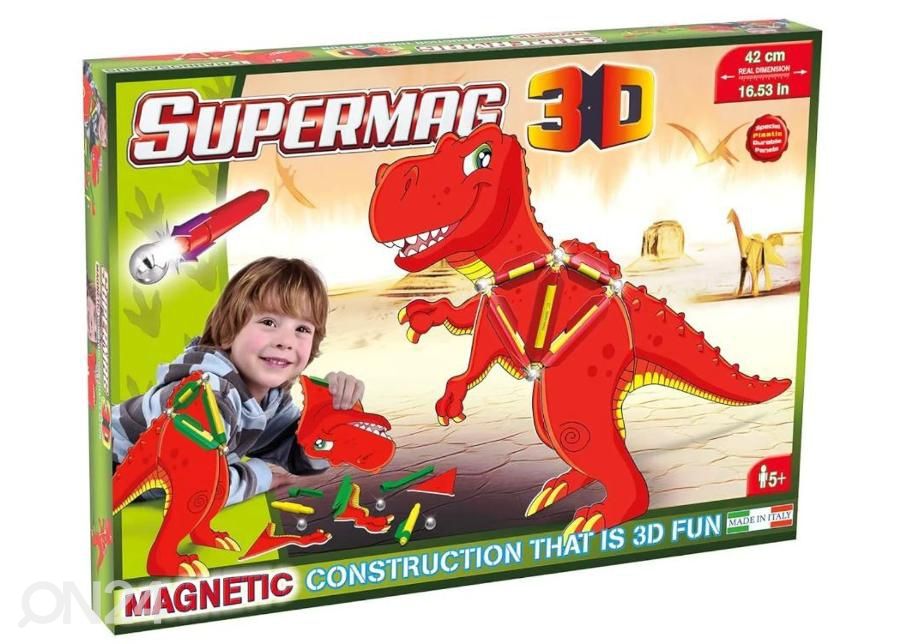 Supermag magnetiline mäng T-Rex 40 osa suurendatud