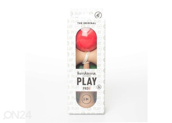 Kendama Play Pro II punane 18,5 cm
