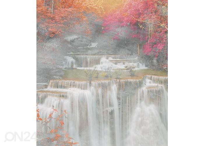 Fliis fototapeet Waterfall Abstract II 150x250 cm suurendatud