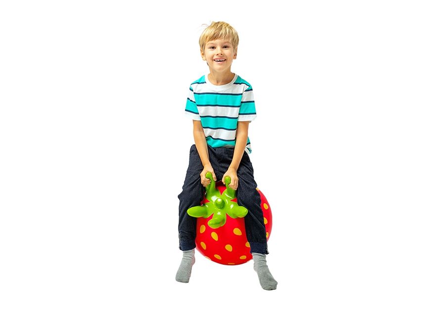 Hüppepall Jumpy Fruits maasikas suurendatud