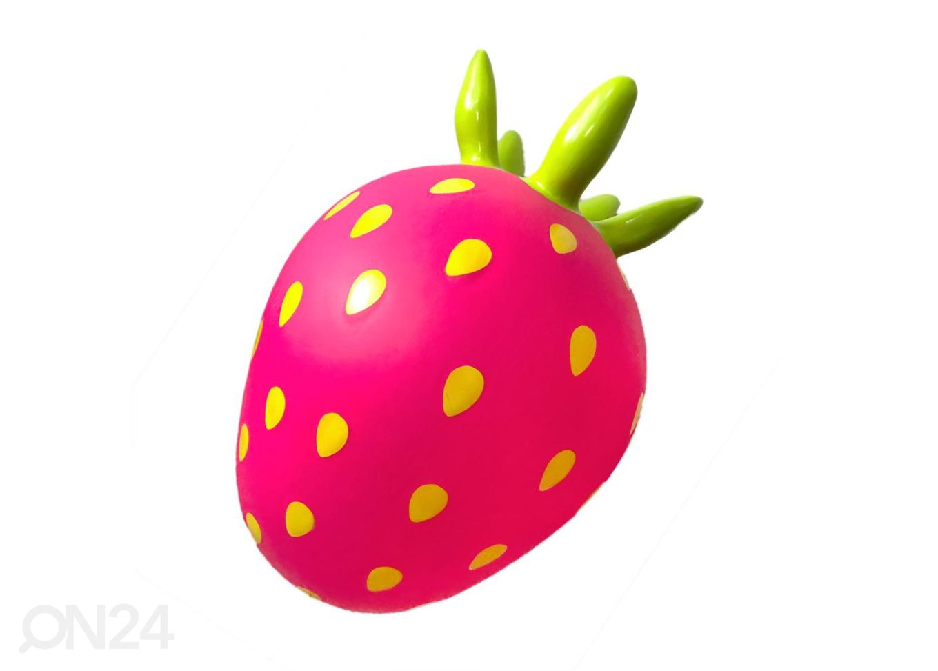 Hüppepall Jumpy Fruits Maasikas roosa suurendatud