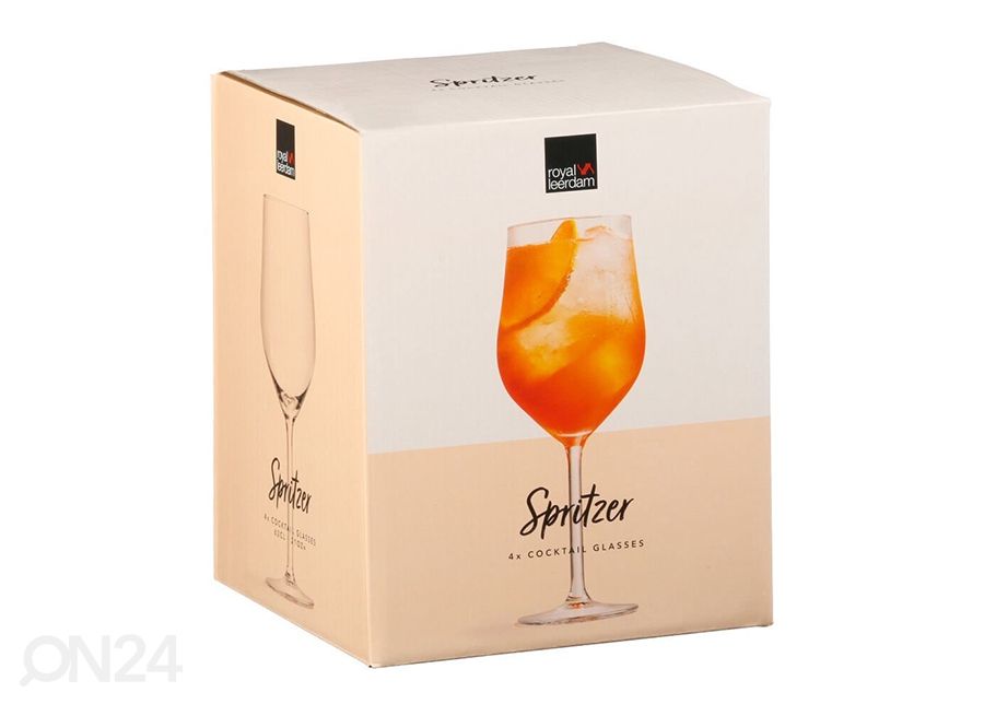 Kokteiliklaas Spritzer 62 cl, 4 tk suurendatud