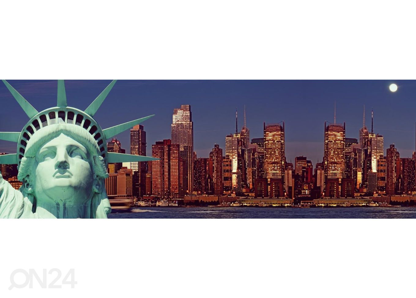 Köögi tagasein Statue of Liberty 180x60 cm suurendatud