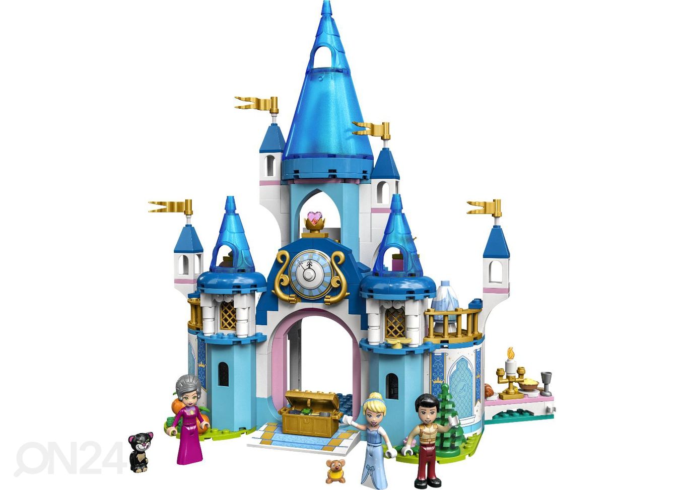 LEGO Disney Tuhkatriinu ja hurmava printsi loss suurendatud