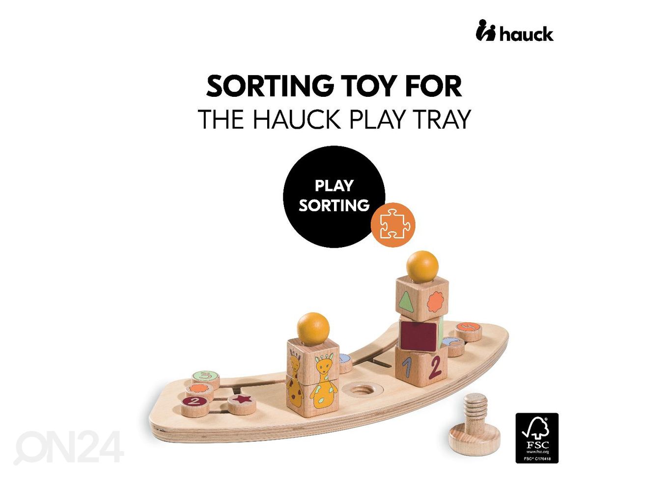 Mänguasi söötmistooli kandikule Hauck Play sorteerimismäng Kaelkirjak suurendatud