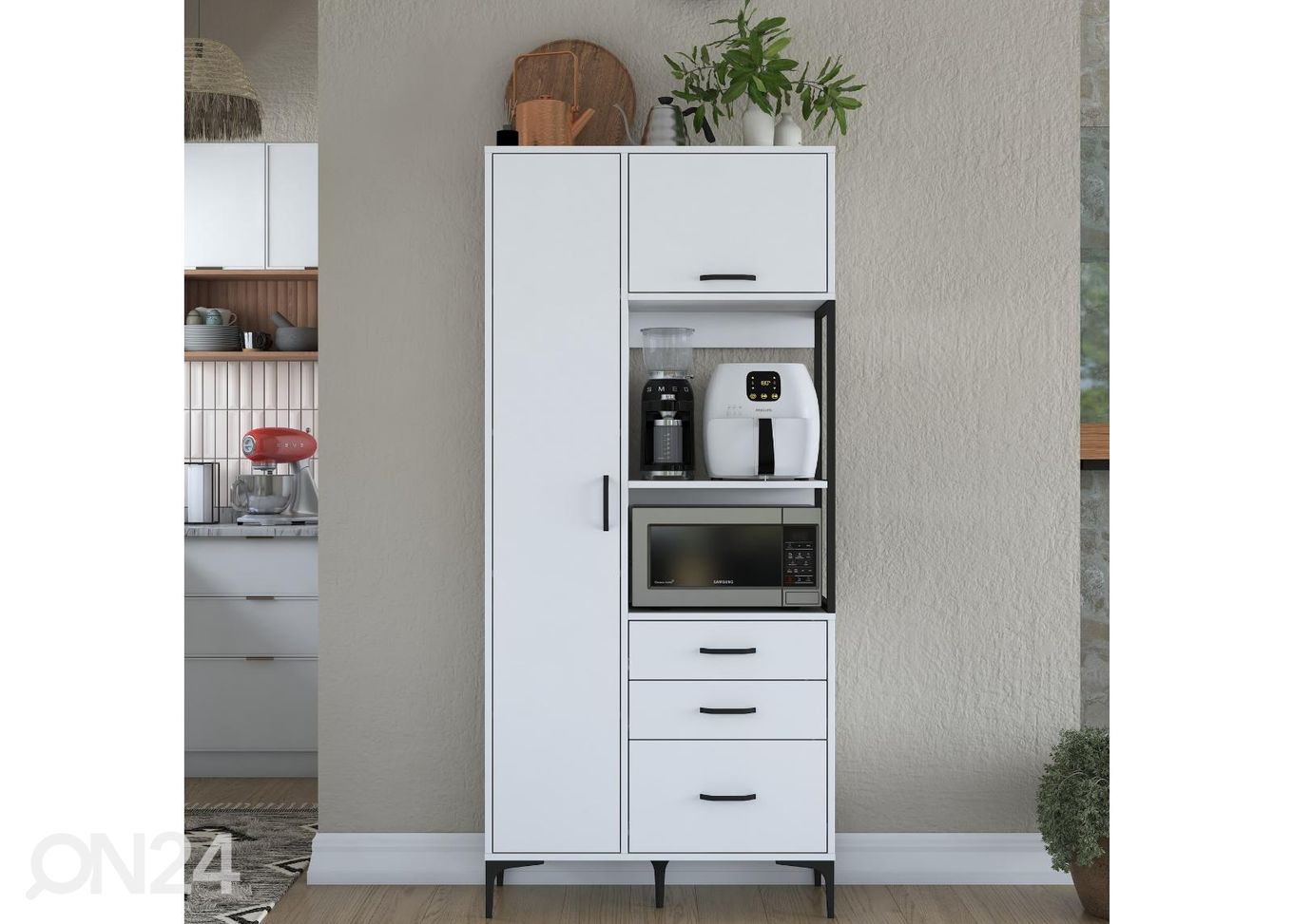 Miniköök / köögikapp Yes 90 cm suurendatud