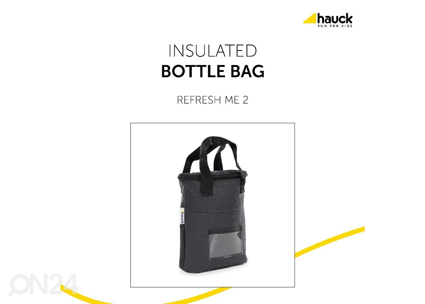Pudelikott vankri külge 2-le pudelile Hauck Refresh Me 2 suurendatud