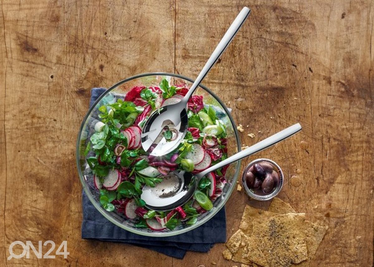 Salatikauss ja lusikad komplekt WMF Taverno 3-osaline suurendatud