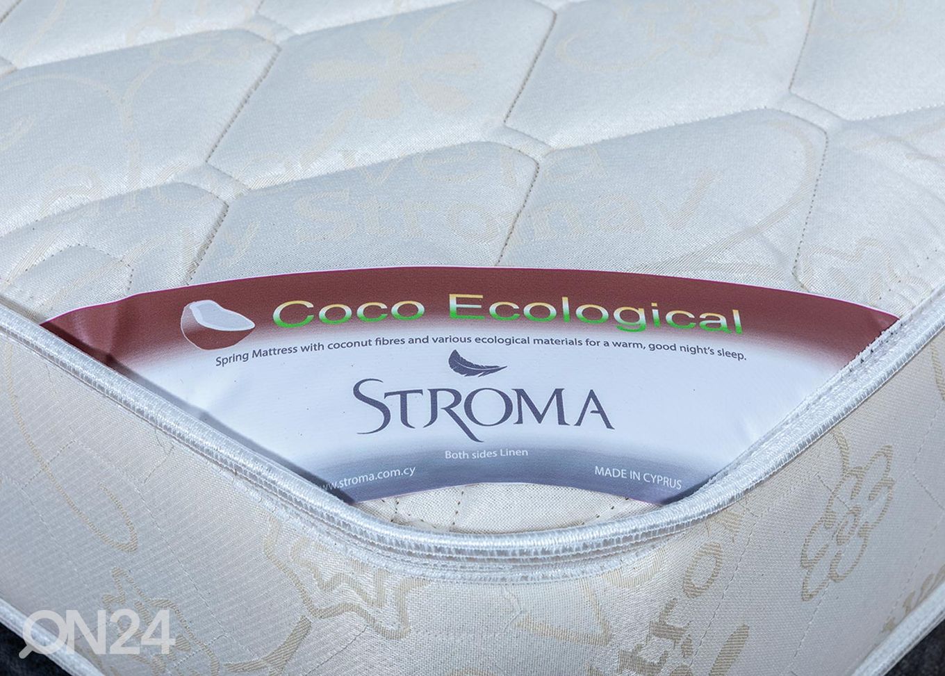 Stroma madrats Kookos Ökoloogiline 200x200 cm suurendatud
