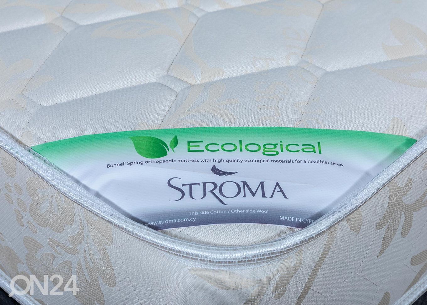 Stroma madrats Ortopeediline Ökoloogiline 70x190 cm suurendatud