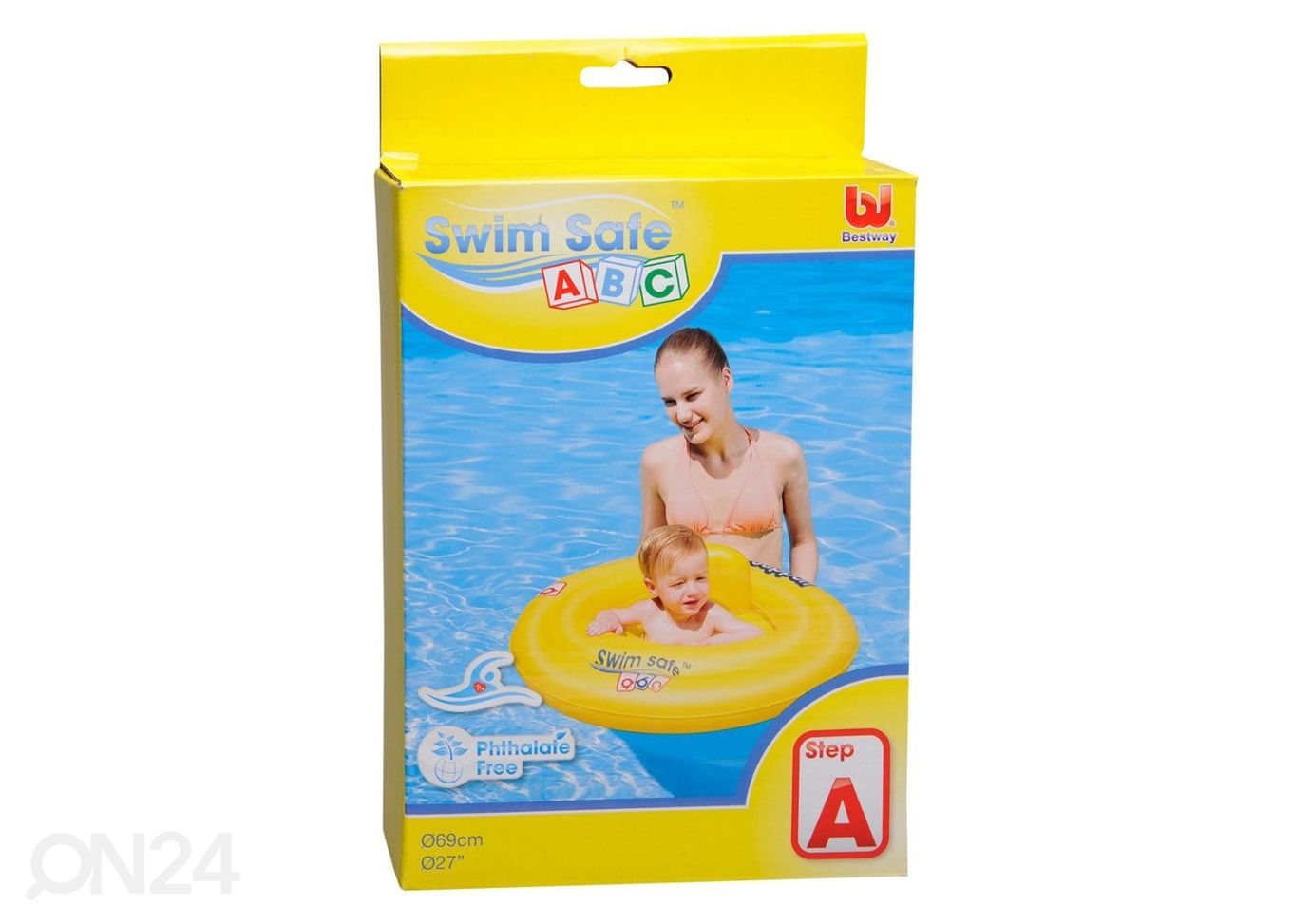 Swim Safe väikelaste ujumisrõngas suurendatud