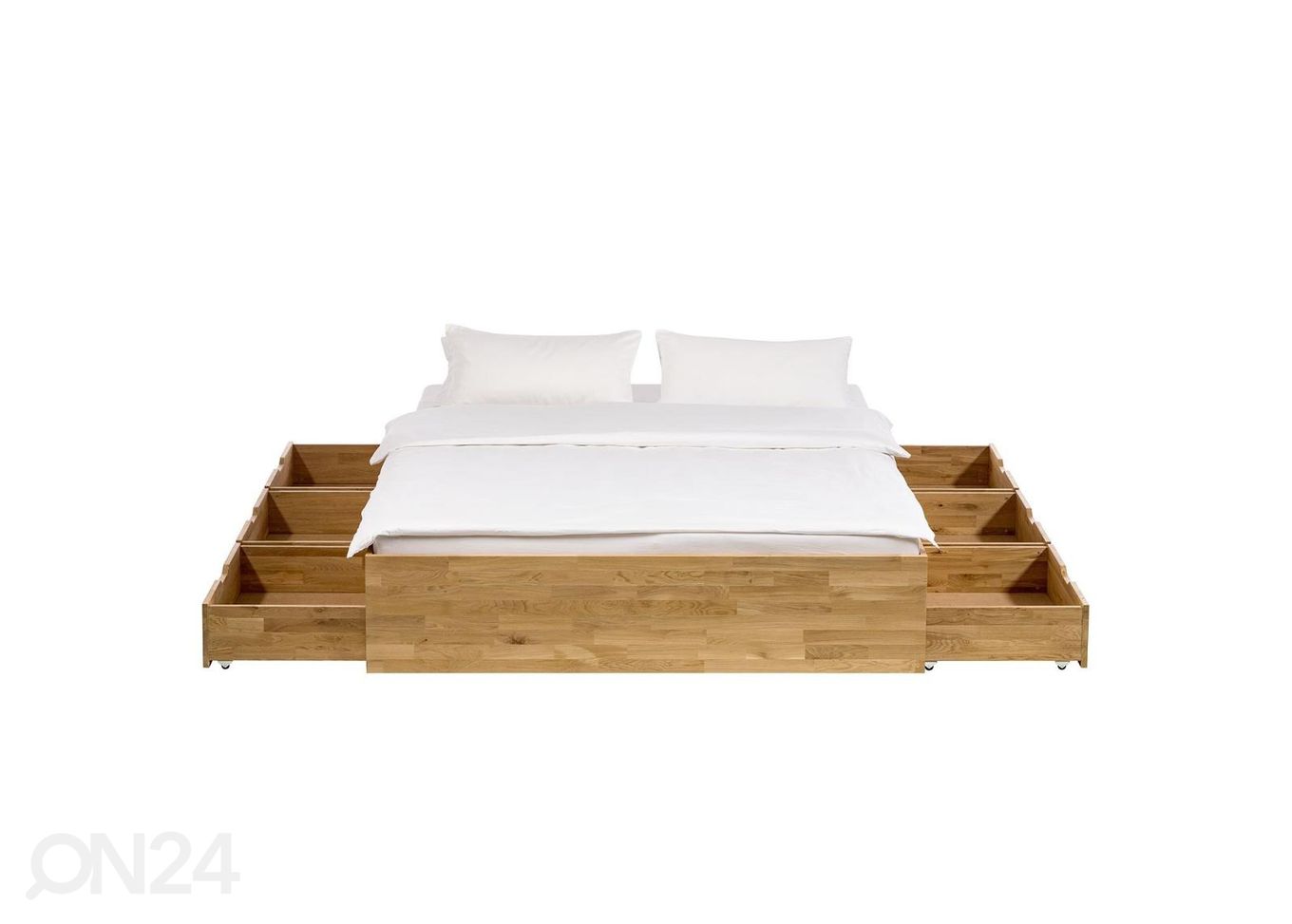 Tammepuidust voodi Sofia 160x200 cm suurendatud