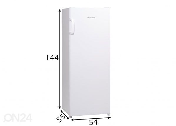 Külmkapp Scandomestic SKS262W mõõdud