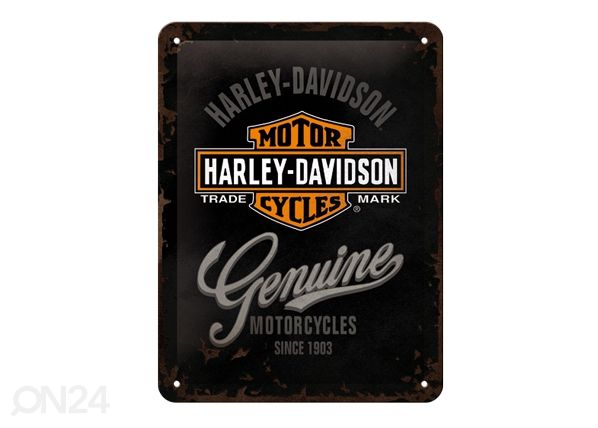 Retro metallposter Harley-Davidson Motorcycles 15x20cm