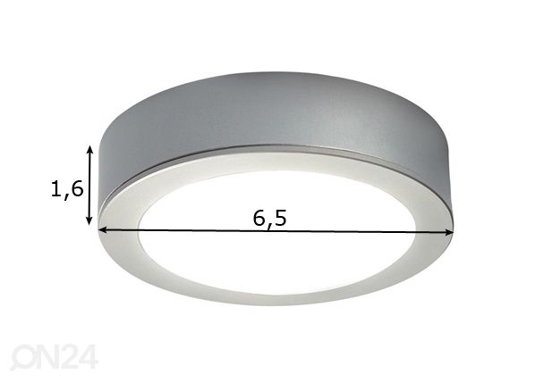 Töötasapinna valgustite komplekt Sensio SLS LED mõõdud