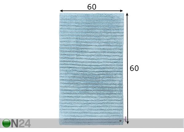 Vannitoavaip Cotton Stripe 60x60 cm mõõdud