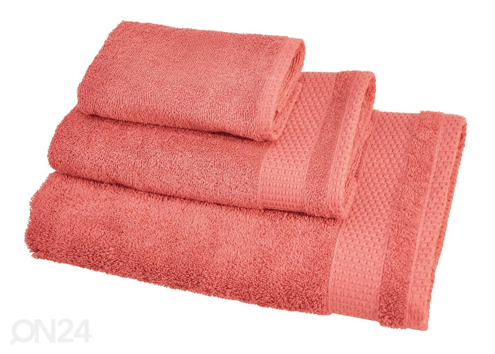Froteerätikute komplekt Madison roosa, 3 tk suurendatud
