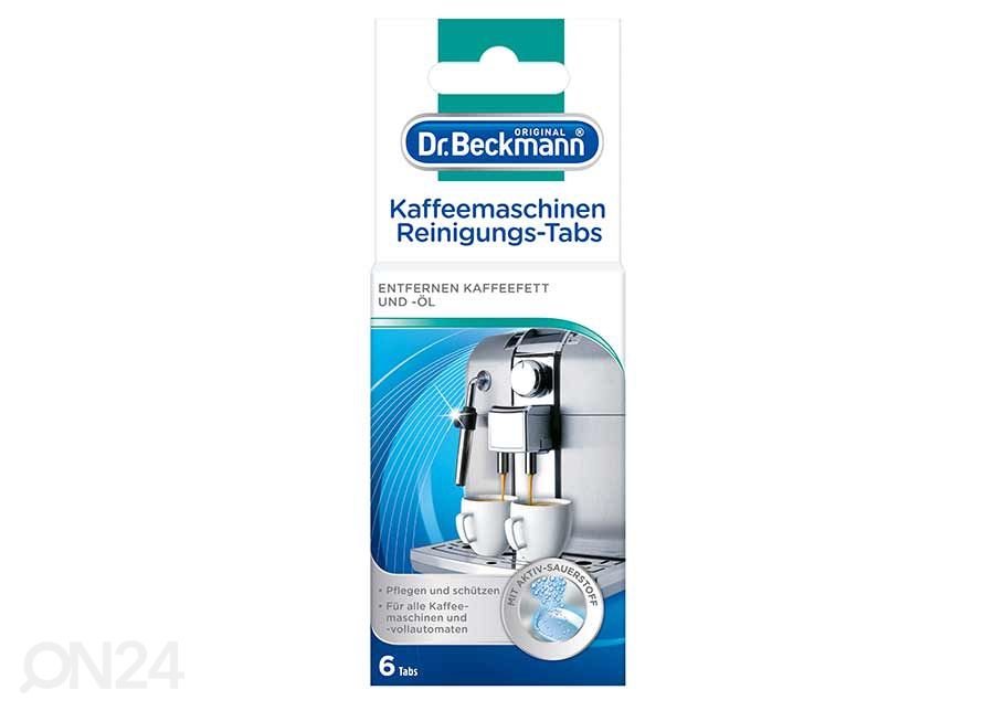 Kohvimasina puhastustabletid Dr.Beckmann 6 tk suurendatud