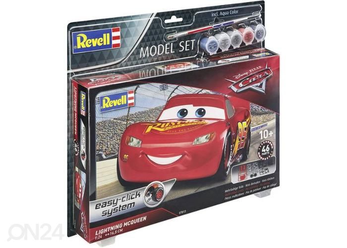 Kokkupandav Cars Pikne McQueen Revell 46 tk suurendatud