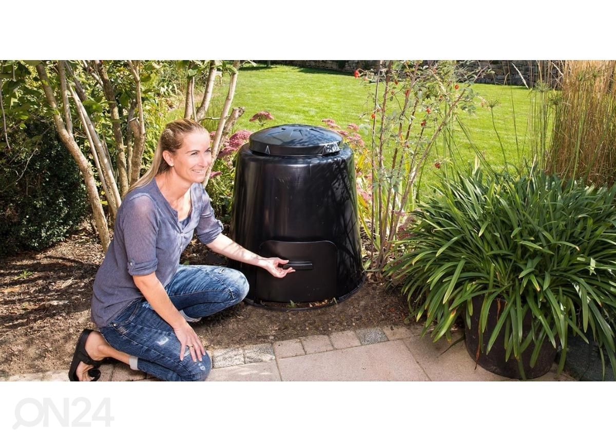 Komposter Eco 280 L, must suurendatud